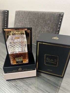 Lattafa Khamrah Eau de Parfum for Men - Amber Brown